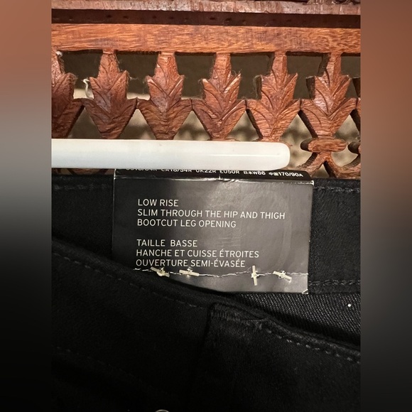 Gap Black Sexy Bootcut Jeans Size 18/34 NWT - Picture 4 of 11